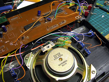 Yamaha DD-6 inside Yamaha DD-6 inside